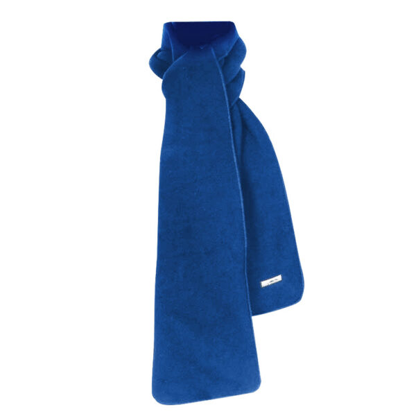 Cachecol de fleece azul da Loja de Inverno.