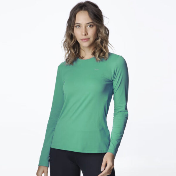 Blusa Segunda Pele UV Verde Feminina Loja de Inverno