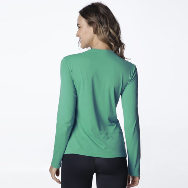 Blusa Segunda Pele UV Verde Feminina Loja de Inverno