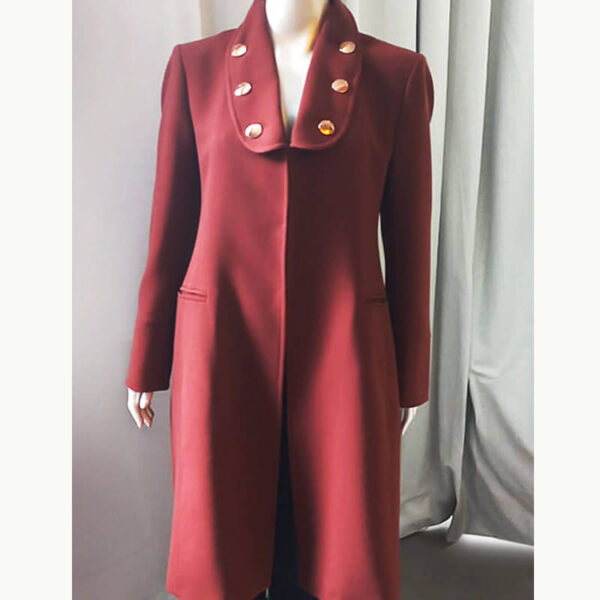 Manteau feminino rosa da Loja de Inverno.