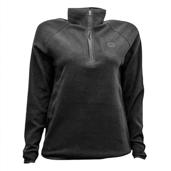 Blusa de fleece Chamonix X-Lite feminina preta da Loja de Inverno.