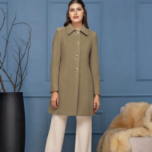 Manteau 7/8 de lã Velour